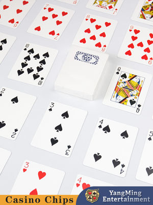 Zindywidualizowane czarno rdzeniowe plastikowe karty do gry w kasynie poker gry stołowe karty do gry