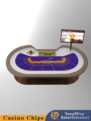 Baccarat Poker Game Chip Table Pedestal Styling Zmodernizowany i ulepszony Casino Poker Game Desk Table