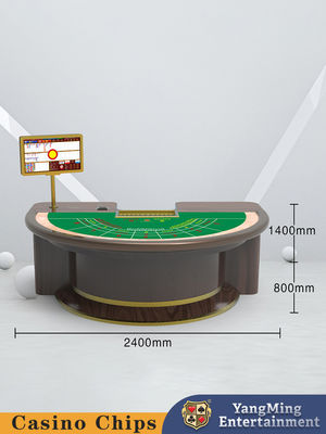 Południowy Treadle Casino Baccarat Poker Gaming Table For Casual Entertainment Games Poker Gaming Tables