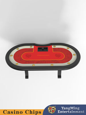 Prosty składany Texas Hold'em Poker Stół 10 graczy Poker VIP Kart gry stół