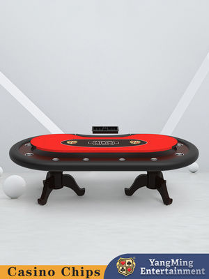 Oryginalny kolor drewna, konstrukcja z drewna, niestandardowe nogi tygrysa, Texas Hold'em Poker Table Club Poker Gaming Table
