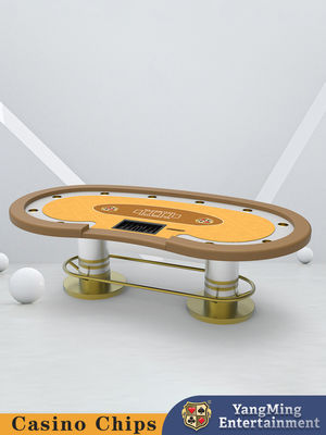 Nowy produkt uruchomiony 10 graczy Metal Bar Protector Texas Hold'em Poker Table Club Casino Table Poker Game Table