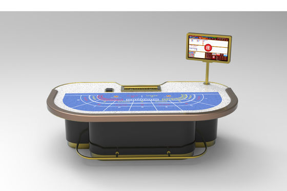 Nowy pokerowy stolik 7 osób Baccarat Dragon Tiger Stolik Standardowy Texas Turniej Stolik