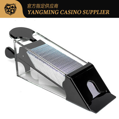 Akrylowy przezroczysty 8 Deck Dealer Shoe Casino Club Entertainment Leisure Entertainment Table Top Dealer Shoe