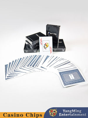 Fabryka hurtowa Kasyno Złote karty plastikowe 100% Pvc karty pokerowe z dwoma kolorami