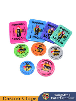 Jakość hurtowa RFID Smart Chip Poker Chip Set Baccarat Kasyno Rozrywka Gra Inteligentna identyfikacja Chip Kod