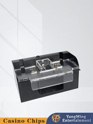 Ekskluzywne kasyno Deluxe Automatyczny 1-2 Deck Playing Card Shuffler Baccarat Poker Table Discard Shuffler