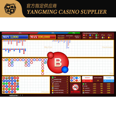 Casino Poker Table Live Baccarat Lucky Six System Oprogramowanie dostosowywalne