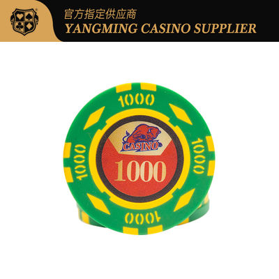 Nowy zamówiony projekt / Texas Poker Chip Set 11,5g Clay Casino Chip Z Aluminiową Pudełką Do Gry hazardowej