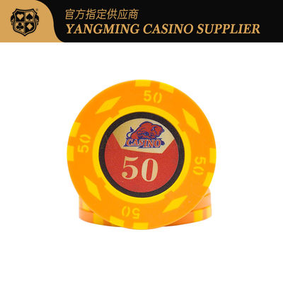 12g Żelazny Core Clay Poker Chip z Aluminium Case Texas Casino Poker Game Countertop Chip Set