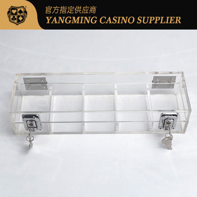 Na sprzedaż 100 yard 50mm zamykający chip tacy kasyno Baccarat rozrywka rekreacyjny poker chip tacy