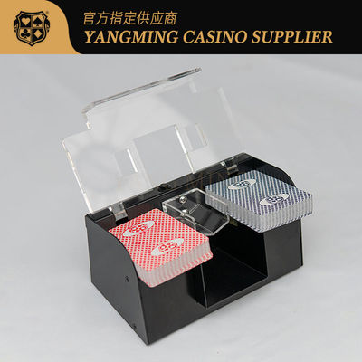 Sprzedaż 2 talii Metal Iron Poker Shuffler Casino Club Leisure Poker Game Table Shuffler