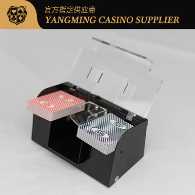 Kasyno Niestandardowy Metal Iron Poker Inteligentny Automatyczny Mieszalnik Wsparcie 2 talii kart Zsynchronizowane szybkie czyszczenie