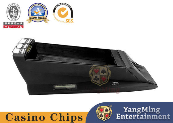 All Black Laser Barcode 8 Deck Poker Elektroniczny Dealer Do Standardowych Międzynarodowych Turniejów