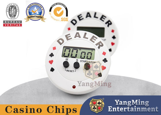 Texas Hold'em VIP Club Międzynarodowy Konkurs Elektroniczny zegar okrągły Plastikowy Zhuang Code Dealer Pressing Countdown Timer Specjalny dla kasyna
