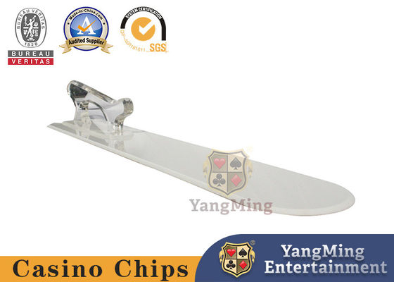 Gambling Baccarat Texas Holdem Table Poker Akcesoria Plastikowe karty ABS Łopata Biało-Czerwona Z Łopatą