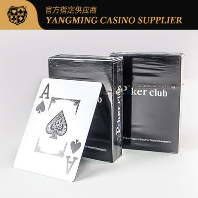 Texas Poker 100% wodoodporne plastikowe karty do gry Konkurs luksusowych hoteli Duży nadruk