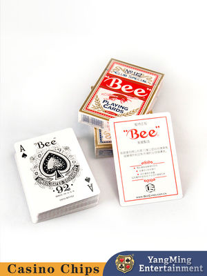 Importowana karta Black Core Bee Poker ze Stanów Zjednoczonych 310 g Kolorowe pudełko w kolorze czerwonym i niebieskim