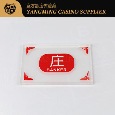Baccarat Zamarznięty Banker Gracz Dealer Button Poker