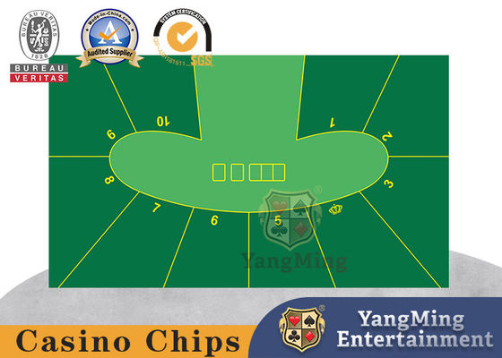Texas Hold 'Em Club gra niestandardowy obrus groszek owalny zielony obrus w pokera smok tygrys zagęszczony wodoodporny obrus