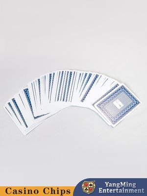 Plastikowe karty do pokera Texas Hold'em, wodoodporne, z dużymi literami, plastikowe karty do gry w pokera na stole