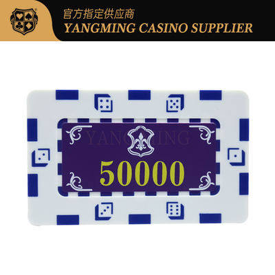 Zestaw plastikowych żetonów do pokera Texas BlackJack Clay Casino 11,5 g ze znakiem UV i etui