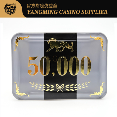 YANGMING RFID Poker Chips Set 760 sztuk Akrylowe Casino Chips z obudową