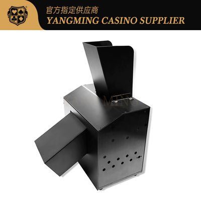 Klasyczne akcesoria do gier kasynowych Jednoportowa metalowa automatyczna maszyna do niszczenia kart do pokera