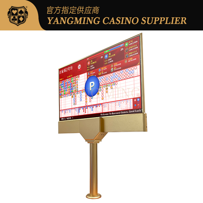 32 Inch Customized Baccarat Poker Table Double-Sided High-Definition Display