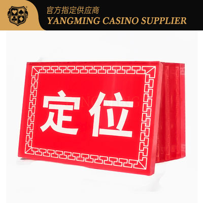 Koronkowe markery Baccarat z sitodrukiem