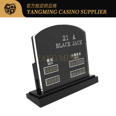 Importowane akrylowe rzeźbione żetony do gry w kasynie Black Jack