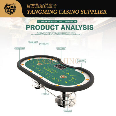 Deluxe personalizable poker table dla Ultimate Gaming Experience