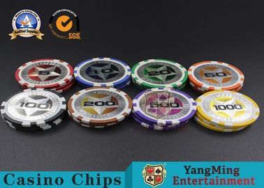 Texas Hold'em 11.5g Clay Chip Casino Baccarat Gra stołowa ABS Chip Coin