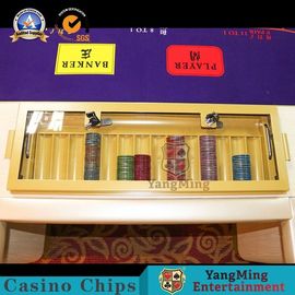 Fabryka oryginalny Custom Hazard 8-10 Player Layout Druk Baccarat Texas Poker Logo Stołu na zamówienie