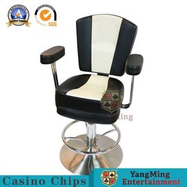 Amerykańskie wysokiej klasy stalowe podnoszące dyski metalowe krzesło Macau VIP Hall Dedicated Casino Game Poker Chair
