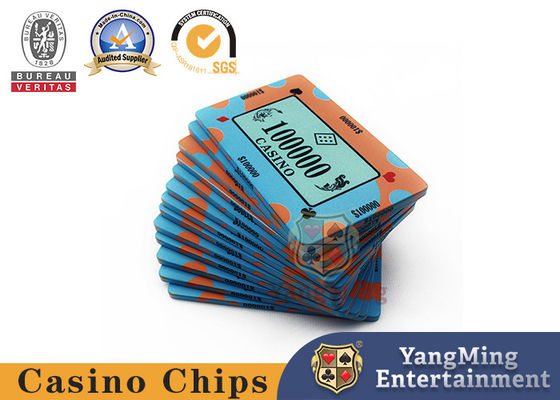 Texas Hold'em Poker Custom Ceramic Codes Casino Club Casual Poker Game Chips