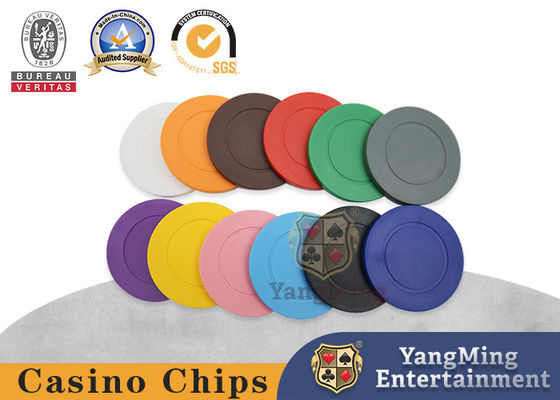 12 gramów ABS Plastic Multi-Color jednobarwne żetony do gry w karty do ruletki Poker