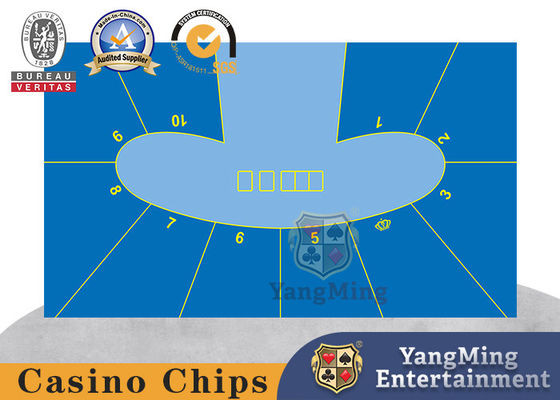 Pea Oval Upgrade Design 10-osobowy Texas Hold'em Niestandardowy wodoodporny obrus do gry