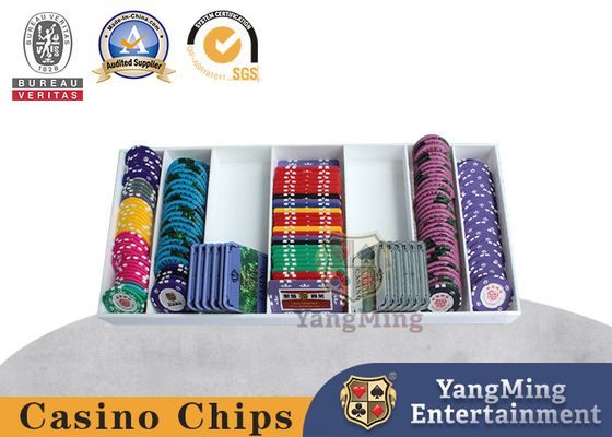 Texas Holdem Casino Table Dealer Chip Tray Gruba trwała tekstura