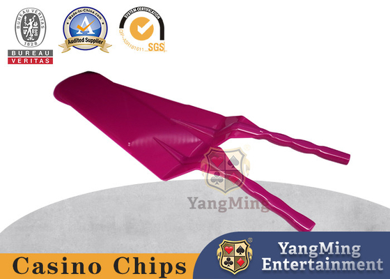 Wysokiej jakości Rose Red ABS Plastic Poker Table Game Table Top Free Card Pass Shovel