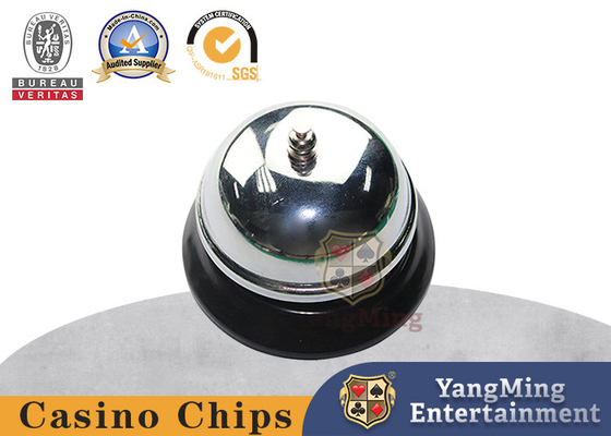 Akcesoria do stołu pokerowego Big Call Bells, Chrome Finsh, Metalowa konstrukcja tworzy głośny, wyraźny, natychmiastowy dzwon