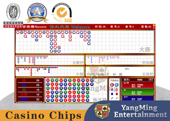 Baccarat Table Electronic System Akcesoria do oprogramowania